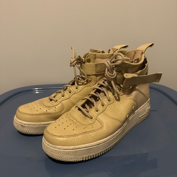 Nike SF AF1 Mid Mushroom - Picture 1 of 5
